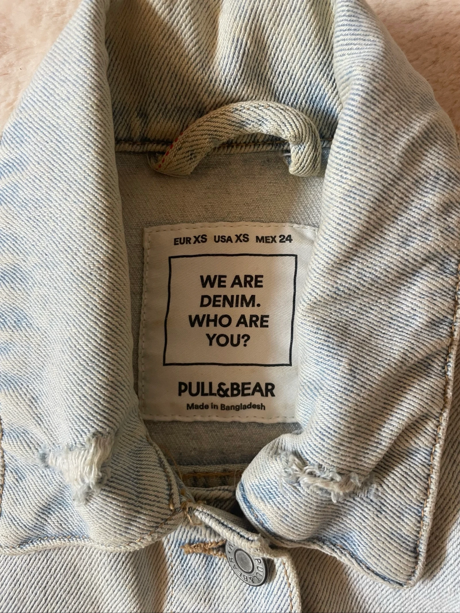 Veste en jean oversize Pull&Bear XS bleu clair – photo 8